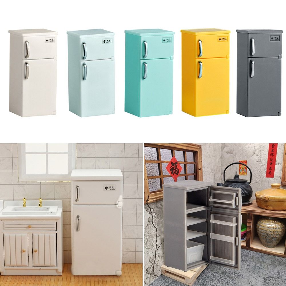 Kitchen Appliances List - Réfrigérateur Miniature en plastique modèle 1:24,
