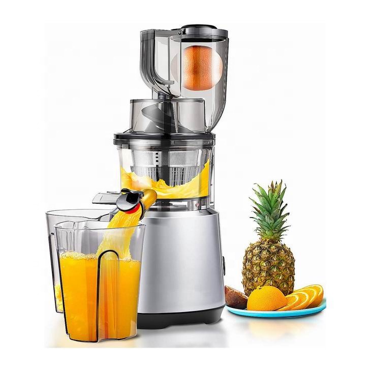 Juicer Cold Press Slow - Presse-agrumes Orange, presse-agrumes à pression lente
