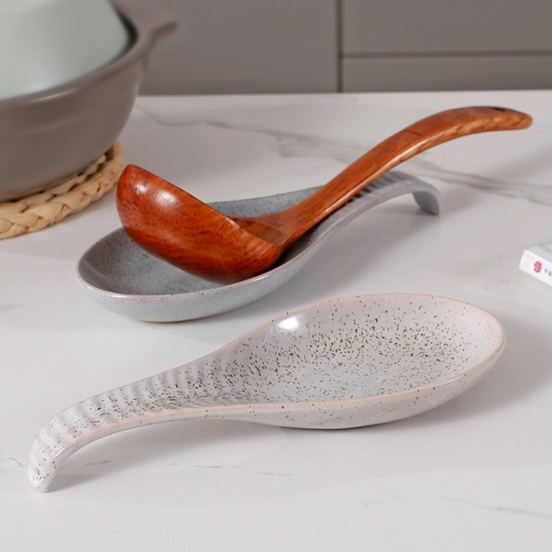 Kitchen Appliances Rack - Repose-cuillère en céramique pour cuisinière, support