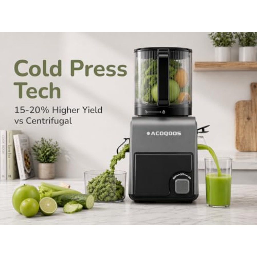 Extracteur de jus à pression à - Juicer Cold Press Slow avis et prix
