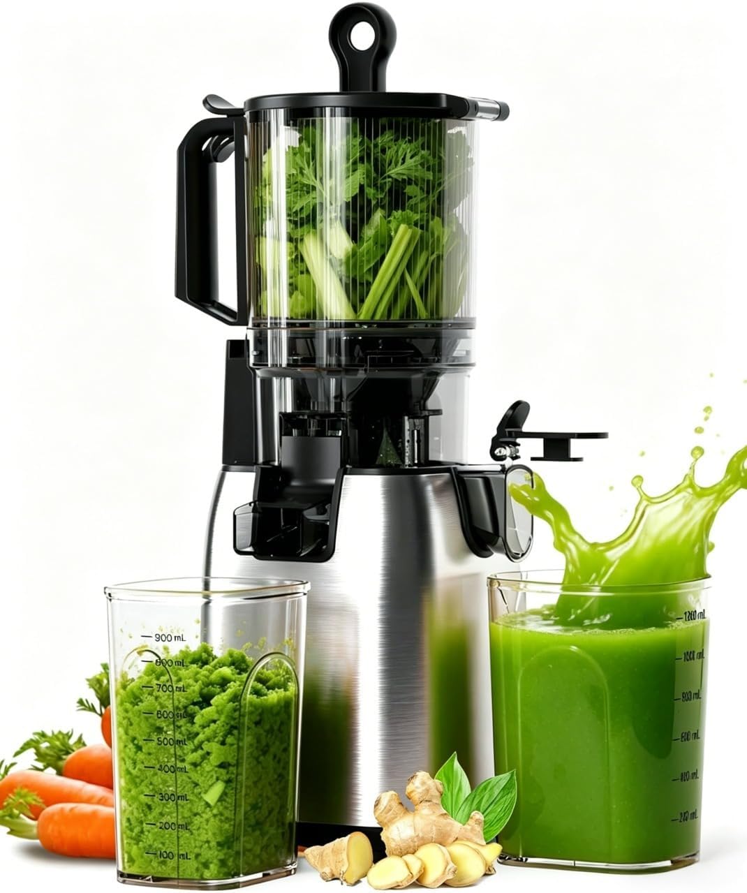 Extracteur de jus à masticatio - Juicer Cold Press Slow avis et prix