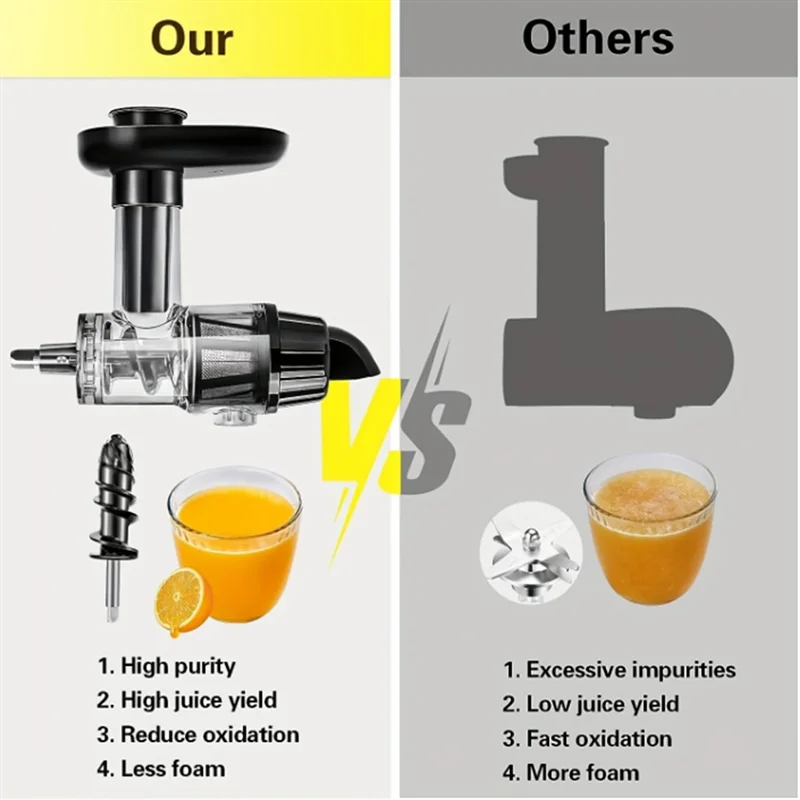 Extracteurs de jus professionn - Juicer Cold Press Slow avis et prix